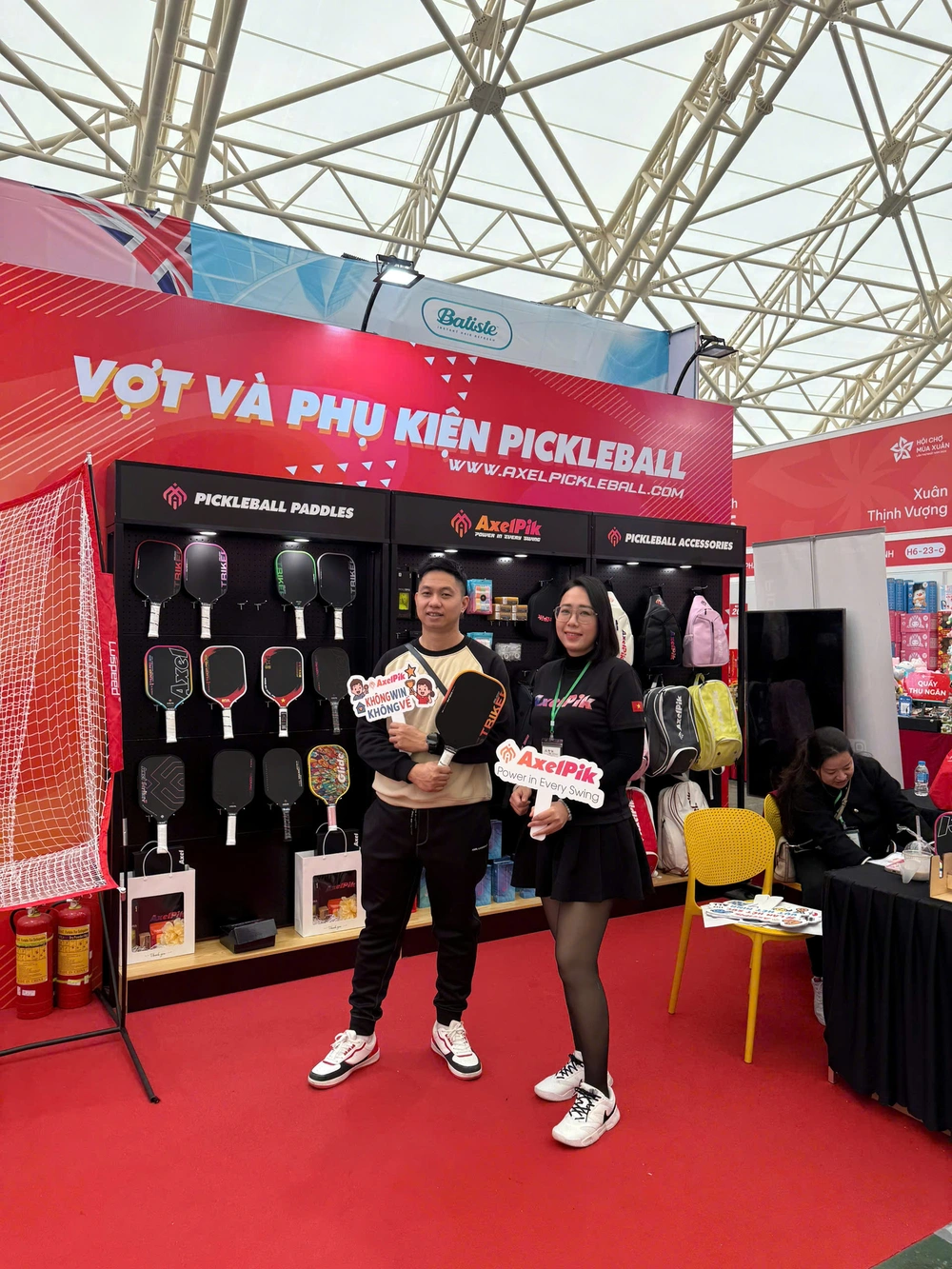 Pickleball 'đổ bộ' Hội chợ Mùa Xuân 2026: Khi thể thao hiện đại hòa nhịp không khí Tết truyền thống - Ảnh 3.