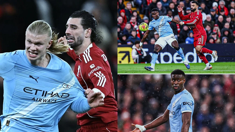 HLV Arne Slot tức giận, cho rằng trọng tài là "kẻ tiêu chuẩn kép" - Ảnh 1.