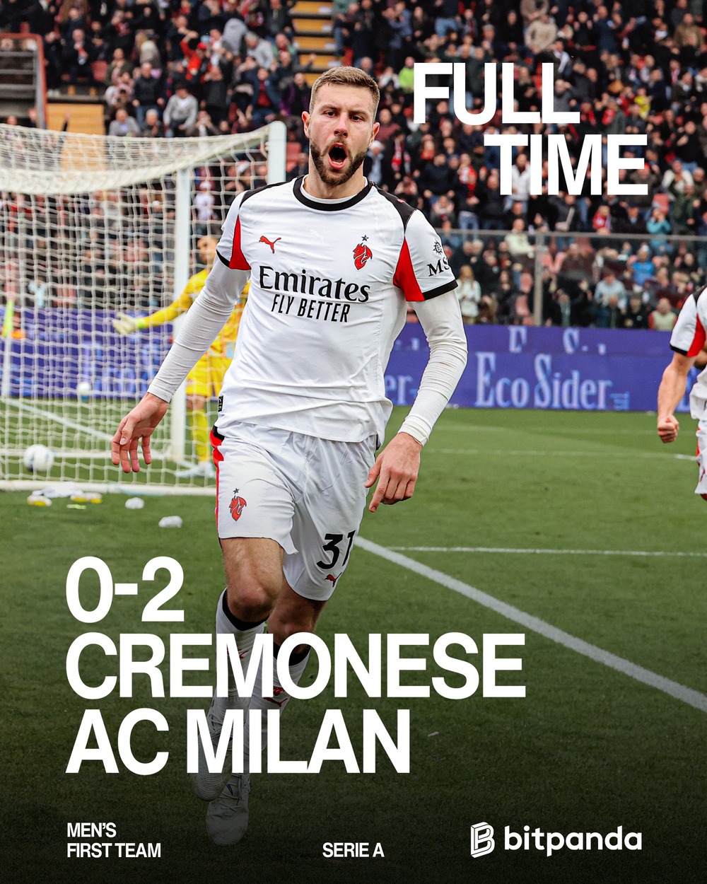 Ghi 2 bàn những phút cuối, AC Milan xây chắc vị trí thứ 2 ở Serie A - Ảnh 1.