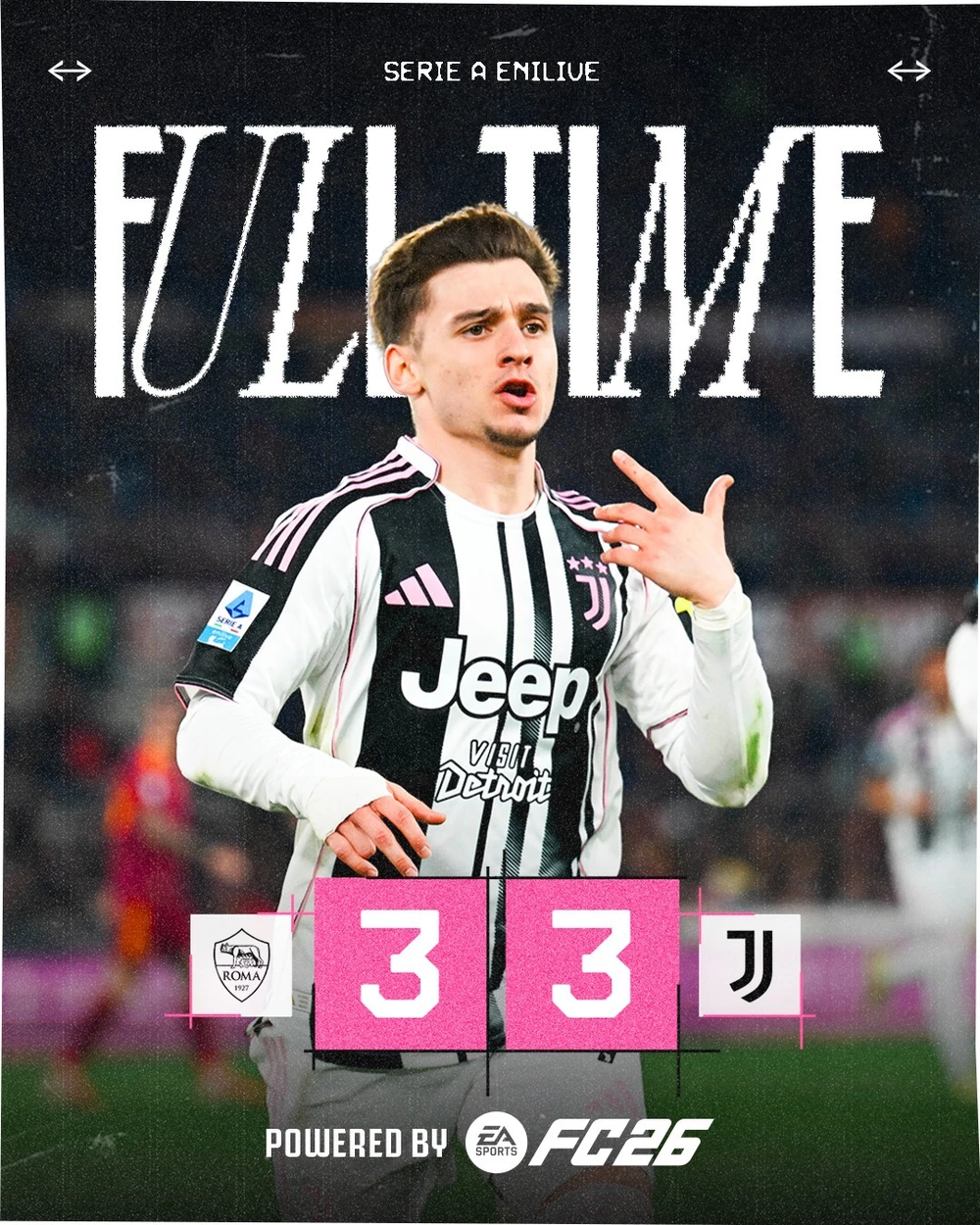 Juventus chia điểm Roma sau trận cầu có 6 bàn thắng - Ảnh 2.