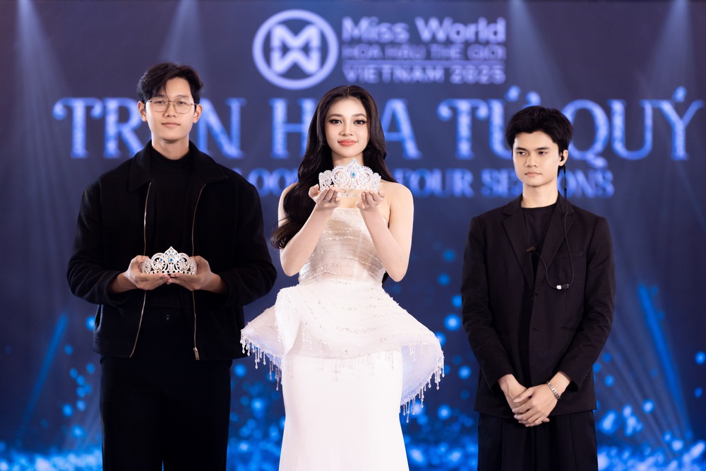 Công bố vương miện, hoa đăng quang Miss World Vietnam 2025 - Ảnh 4.