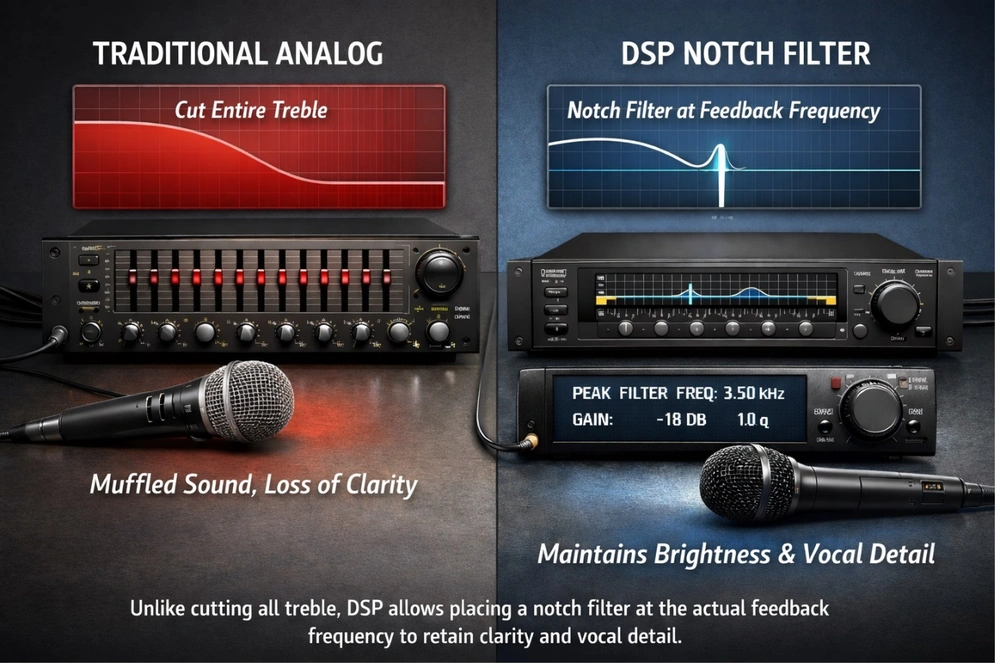 Vì sao năm 2026 nhiều người bỏ amply truyền thống để chuyển sang vang số và micro VM300? - Ảnh 2.