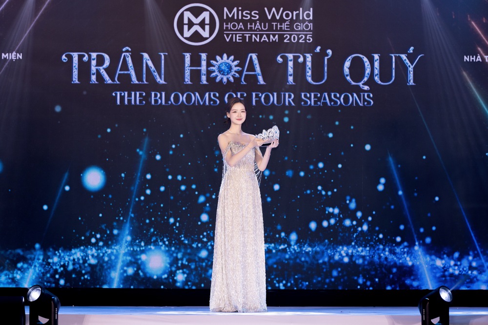 Công bố vương miện, hoa đăng quang Miss World Vietnam 2025 - Ảnh 4.