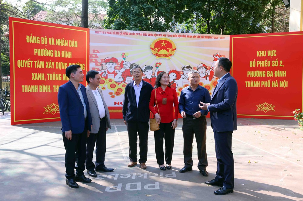 Hoàn tất những khâu chuẩn bị cuối cùng cho ngày bầu cử - Ảnh 1.