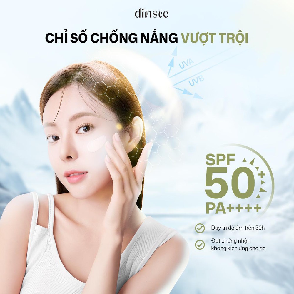 Vì sao kem chống nắng thuần chay Dinsee trở thành "vật bất ly thân" trong túi xách phái đẹp để duy trì làn da chuẩn Glass Skin? - Ảnh 4.