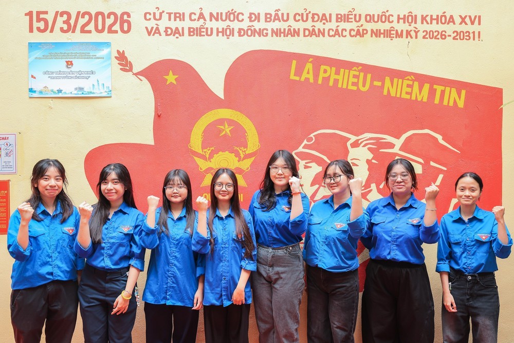 Bầu cử Quốc hội và HĐND: Phường Ba Đình (Hà Nội) khánh thành công trình “Tranh tường bích họa” chào mừng bầu cử - Ảnh 9.