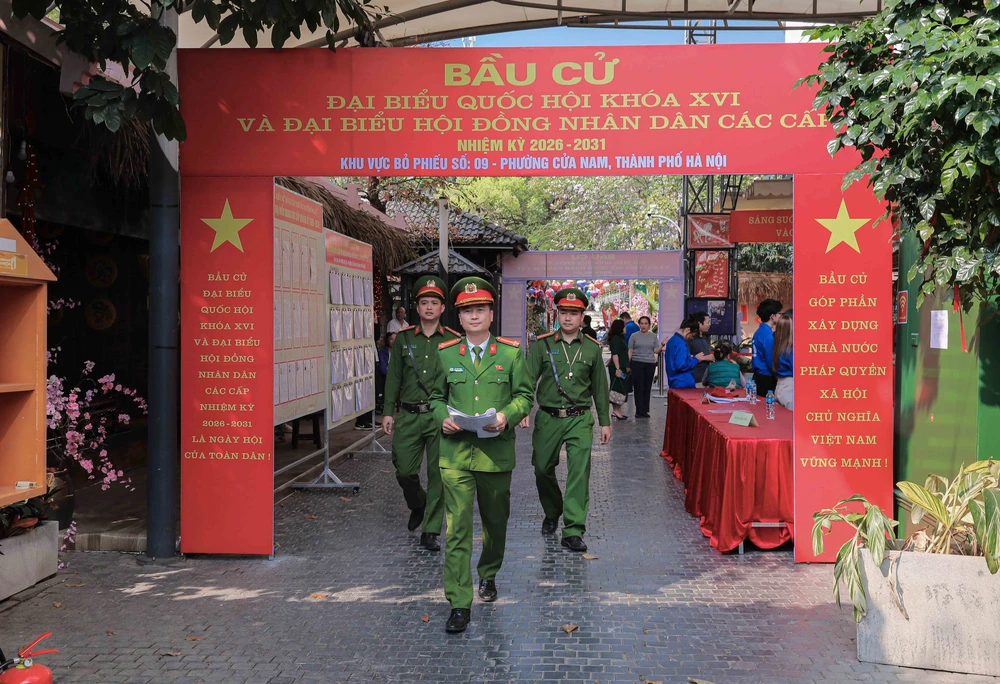 Hà Nội: Phường Cửa Nam triển khai đồng bộ phương án bảo vệ an ninh bầu cử - Ảnh 5.