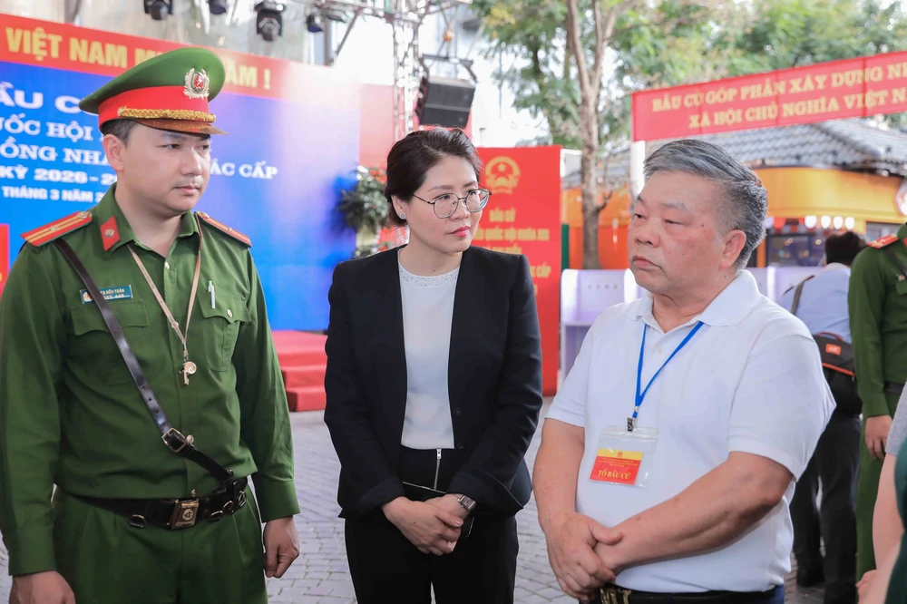 Hà Nội: Phường Cửa Nam triển khai đồng bộ phương án bảo vệ an ninh bầu cử - Ảnh 1.