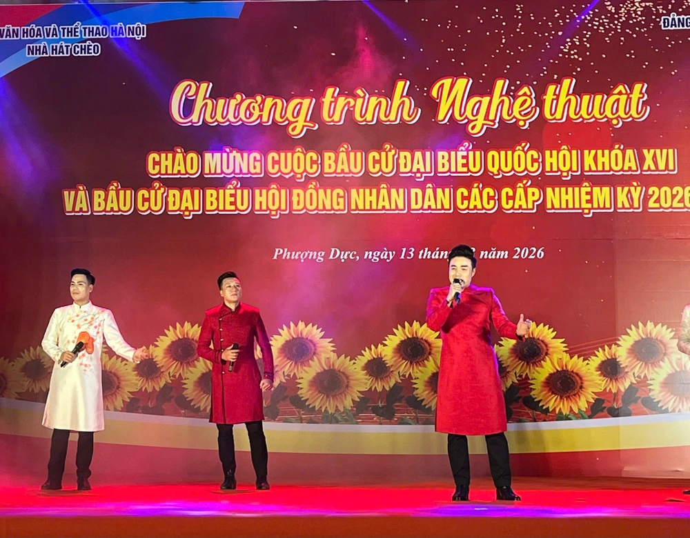 Rộn tiếng chèo vui cùng ngày hội non sông - Ảnh 4.