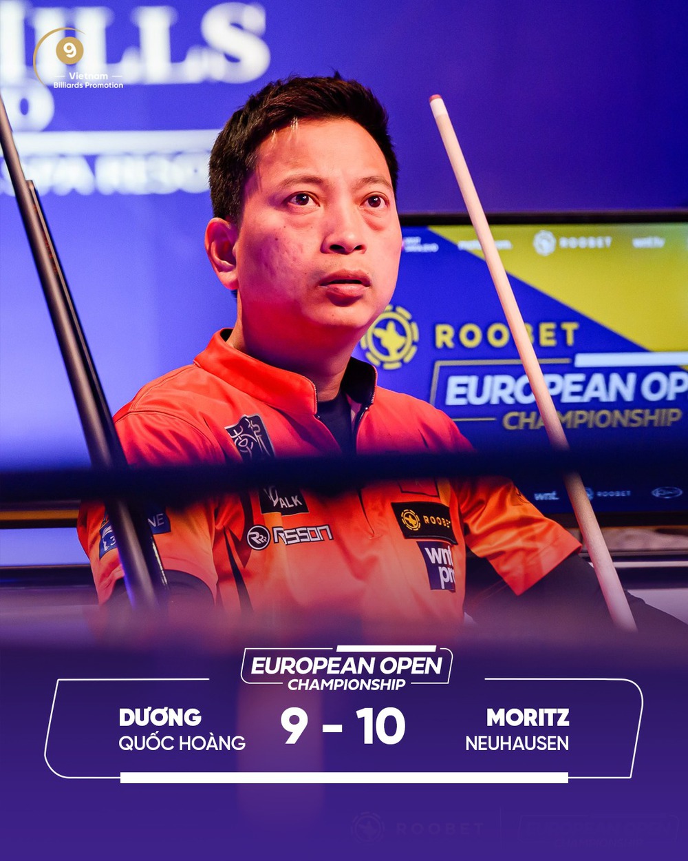 Dương Quốc Hoàng dừng bước cực kỳ tiếc nuối ở giải đấu châu Âu có tiền thưởng hơn 1 tỷ đồng - Ảnh 1. Dương Quốc Hoàng dừng bước cực kỳ tiếc nuối ở giải đấu châu Âu có tiền thưởng hơn 1 tỷ đồng - Ảnh 1.