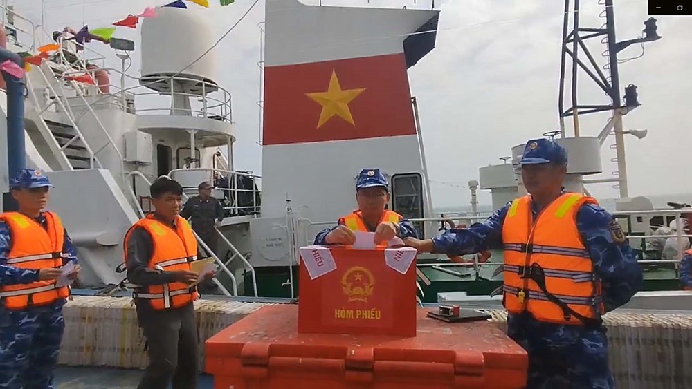 Hải Phòng: Bầu cử sớm tại đặc khu Bạch Long Vĩ đã diễn ra an toàn, thành công - Ảnh 2.