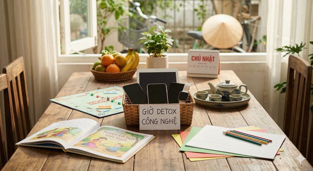 Chủ nhật không màn hình để bảo vệ sức khỏe của cả gia đình - Ảnh 1. Chủ nhật không màn hình để bảo vệ sức khỏe của cả gia đình - Ảnh 1.