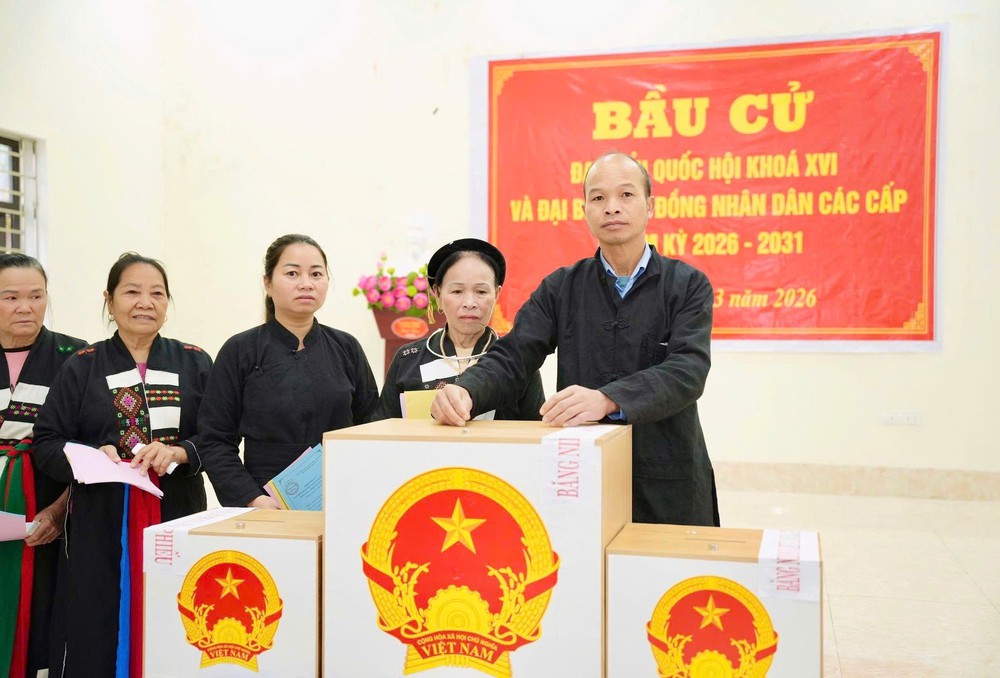 Bỏ phiếu bầu cử diễn ra liên tục từ 7 giờ đến 19 giờ - Ảnh 2. Bỏ phiếu bầu cử diễn ra liên tục từ 7 giờ đến 19 giờ - Ảnh 2.