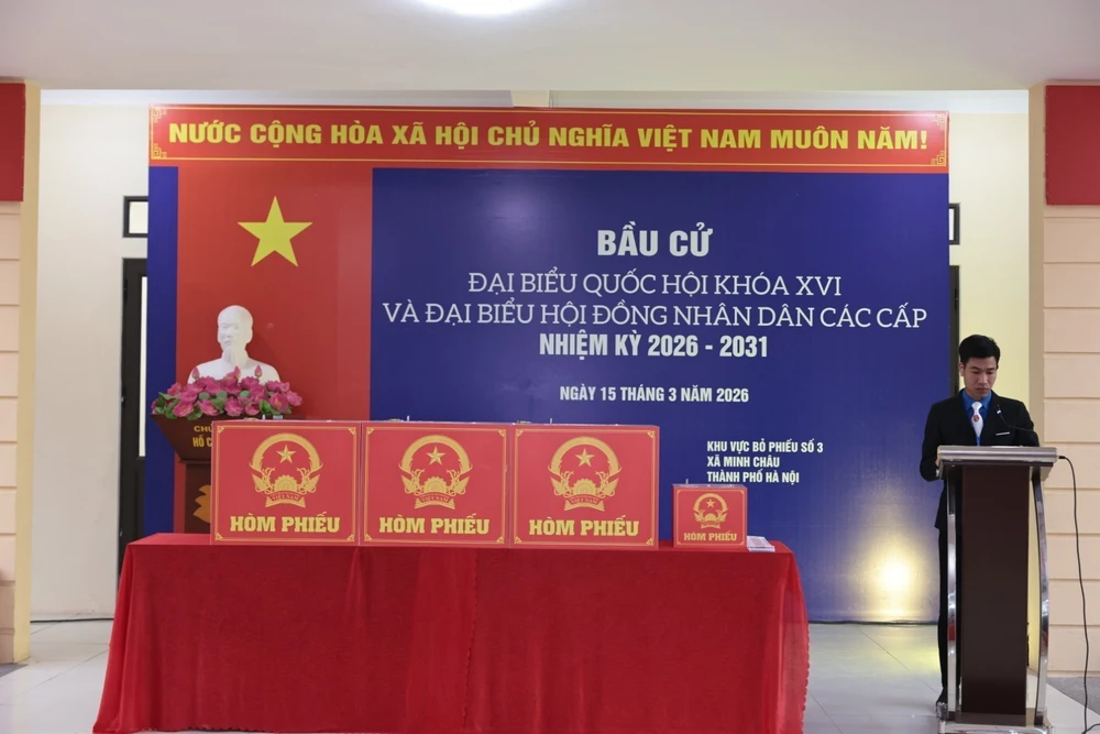 Bắt đầu cuộc bầu cử đại biểu Quốc hội khóa XVI và HĐND các cấp nhiệm kỳ 2026-2031 trên cả nước - Ảnh 2. Bắt đầu cuộc bầu cử đại biểu Quốc hội khóa XVI và HĐND các cấp nhiệm kỳ 2026-2031 trên cả nước - Ảnh 2.