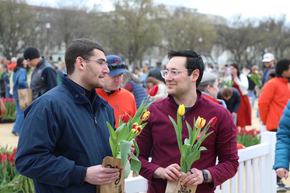 Mỹ: Washington DC rực rỡ Ngày hội hoa Tulip - Ảnh 5.