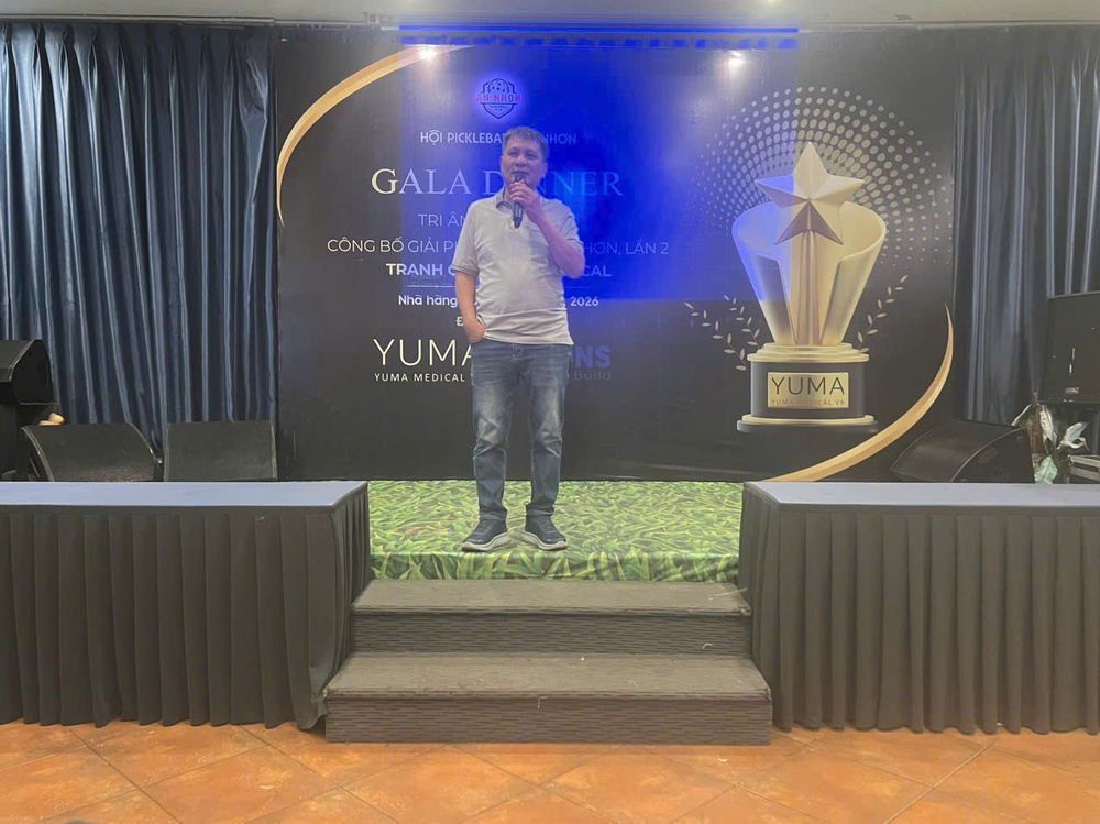 Sôi động giải Pickleball An Nhơn mở rộng lần 2 tranh Cúp Yuma Medical 2026 - Ảnh 1.