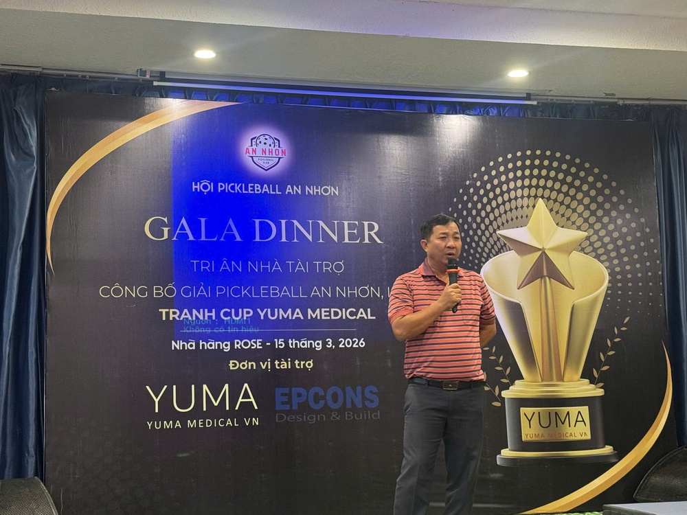 Sôi động giải Pickleball An Nhơn mở rộng lần 2 tranh Cúp Yuma Medical 2026 - Ảnh 2.