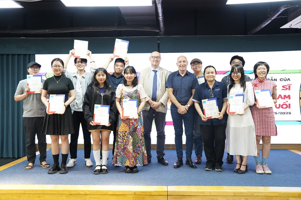 Giám đốc Viện Pháp tại Việt Nam, ông Eric Soulier: "Pháp muốn lan tỏa các tài năng sáng tạo tại Việt Nam" - Ảnh 7.