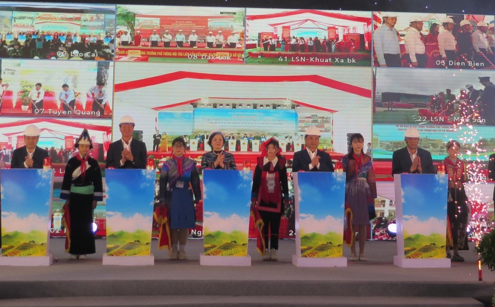 Tiếp tục khởi công trường nội trú biên giới: Từng bước chuẩn hóa hệ thống trường phổ thông cả nước - Ảnh 2.