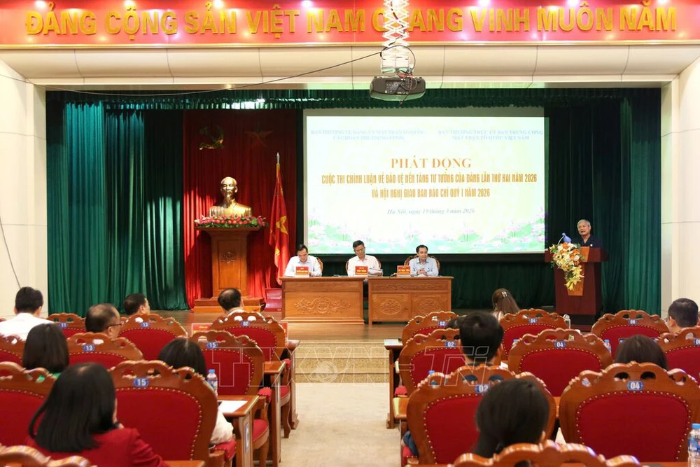 Phát động Cuộc thi chính luận về bảo vệ nền tảng tư tưởng của Đảng lần thứ hai năm 2026 - Ảnh 1.