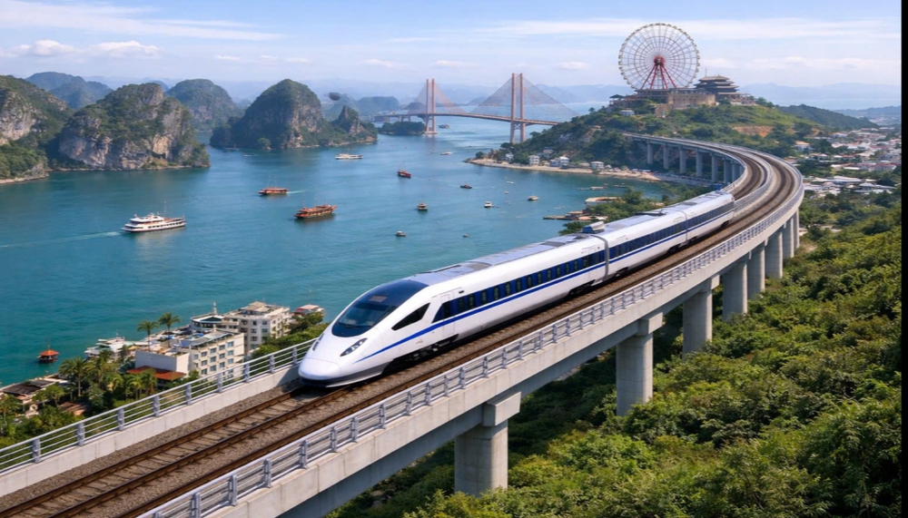 Sẽ khởi công tuyến đường sắt tốc độ cao Hà Nội - Quảng Ninh vào ngày 12/4 - Ảnh 1.