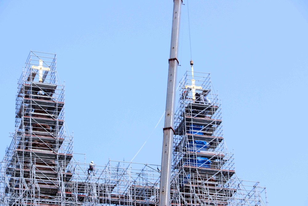 Hoàn thành một trong những hạng mục quan trọng nhất của dự án trùng tu Nhà thờ Chính tòa Đức Bà Sài Gòn - Ảnh 5.