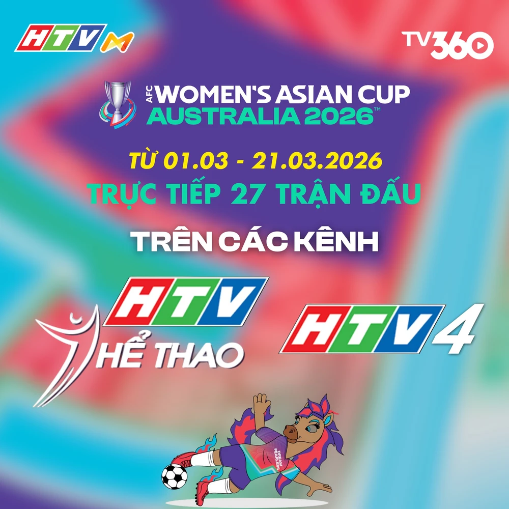 2 đài truyền hình của Việt Nam phát sóng trực tiếp trận đấu của ĐT nữ Việt Nam ở giải châu Á 2026 - Ảnh 3. 2 đài truyền hình của Việt Nam phát sóng trực tiếp trận đấu của ĐT nữ Việt Nam ở giải châu Á 2026 - Ảnh 3.