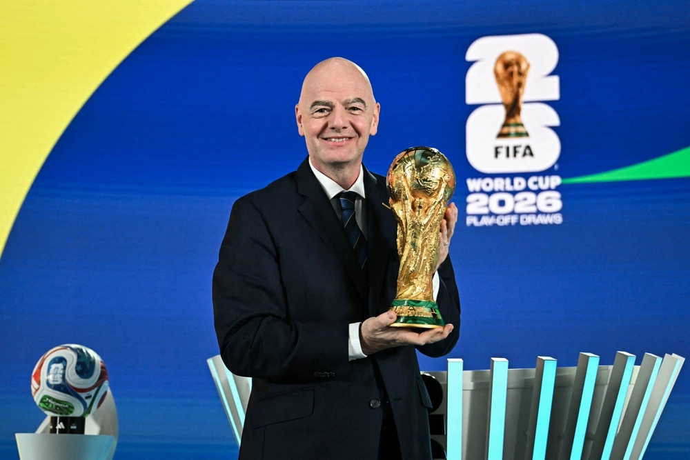 World Cup 2026 còn 100 ngày: Khi FIFA đối mặt với thách thức lớn - Ảnh 1. World Cup 2026 còn 100 ngày: Khi FIFA đối mặt với thách thức lớn - Ảnh 1.