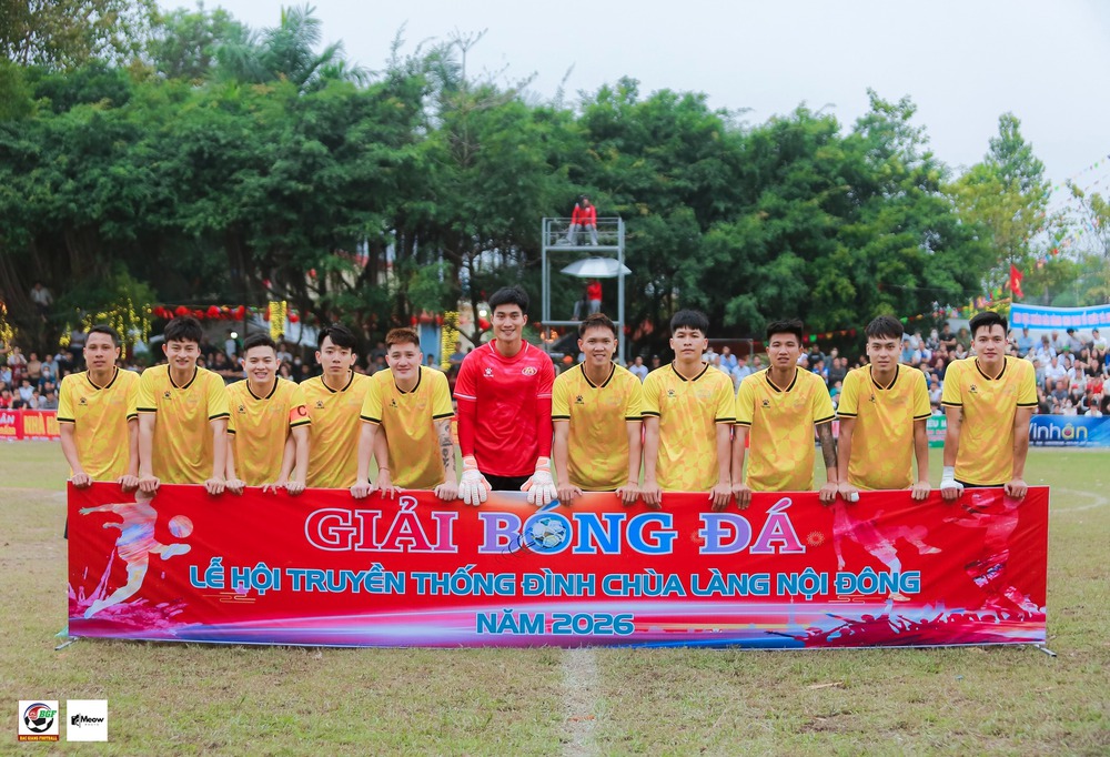 Hình ảnh gây choáng ngợp ở bóng đá hội làng miền Bắc - Ảnh 6.