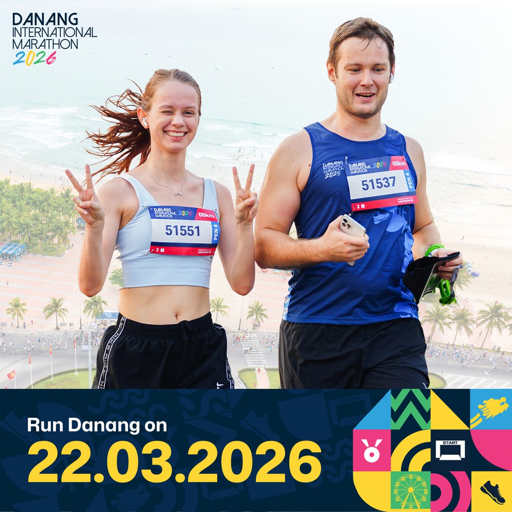Khai mạc Marathon Quốc tế Đà Nẵng 2026: 9.000 vđv từ 75 quốc gia tranh tài - Ảnh 1.