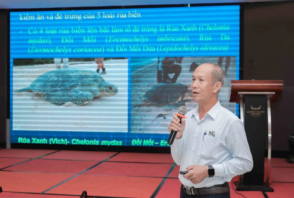 Tập huấn công tác bảo tồn hệ sinh thái biển cho giáo viên đặc khu Lý Sơn - Ảnh 3.