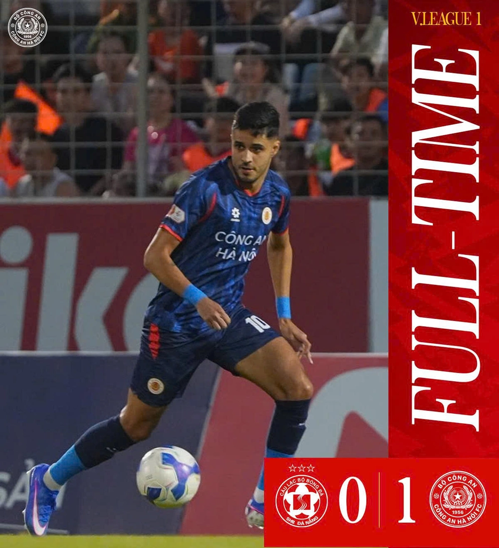 Thắng tối thiểu đội áp chót V-League, Công An Hà Nội tiến một bước dài trong cuộc đua vô địch - Ảnh 1.