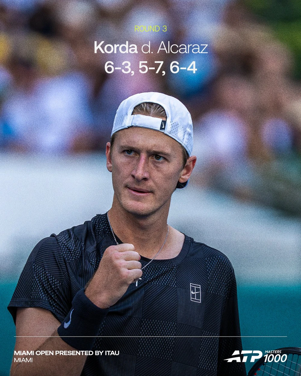 Alcaraz thua sốc tay vợt hạng 36 thế giới ở vòng 3 Miami Open - Ảnh 1.