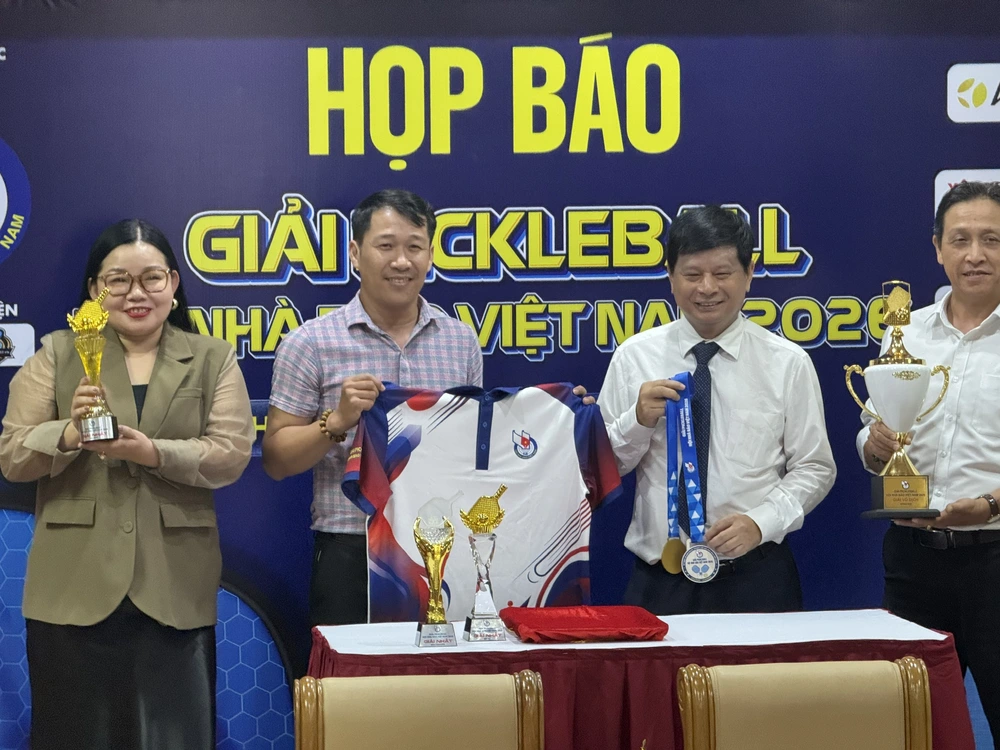 Hơn 300 tay vợt tranh tài ở Giải Pickleball Hội Nhà báo Việt Nam 2026 - Ảnh 1. Hơn 300 tay vợt tranh tài ở Giải Pickleball Hội Nhà báo Việt Nam 2026 - Ảnh 1.