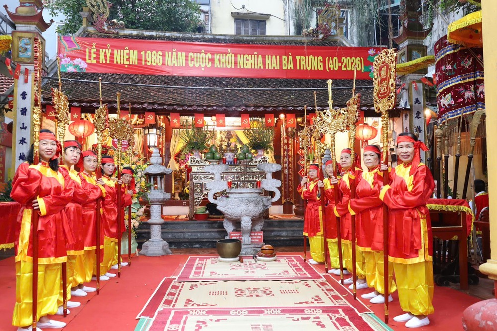 Tưởng nhớ, tri ân công đức Hai Bà Trưng cùng nghĩa quân - Ảnh 2.