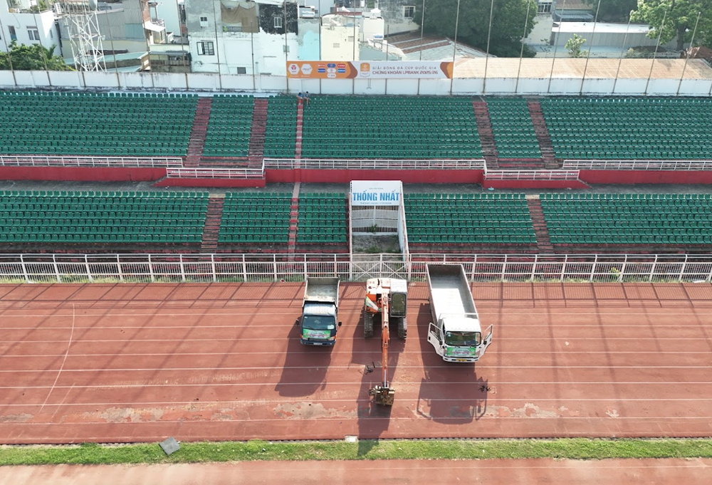 Gần 320 tỷ đồng chỉnh trang sân Thống Nhất, hướng tới Đại hội Thể dục Thể thao toàn quốc 2026   - Ảnh 3.