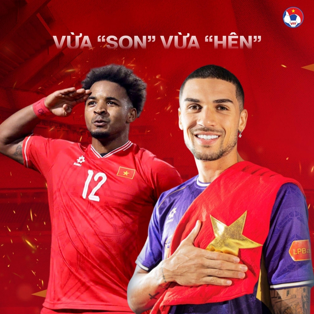 Hoàng Hên và Xuân Son có thể ra sân cùng lúc trong màu áo tuyển Việt Nam