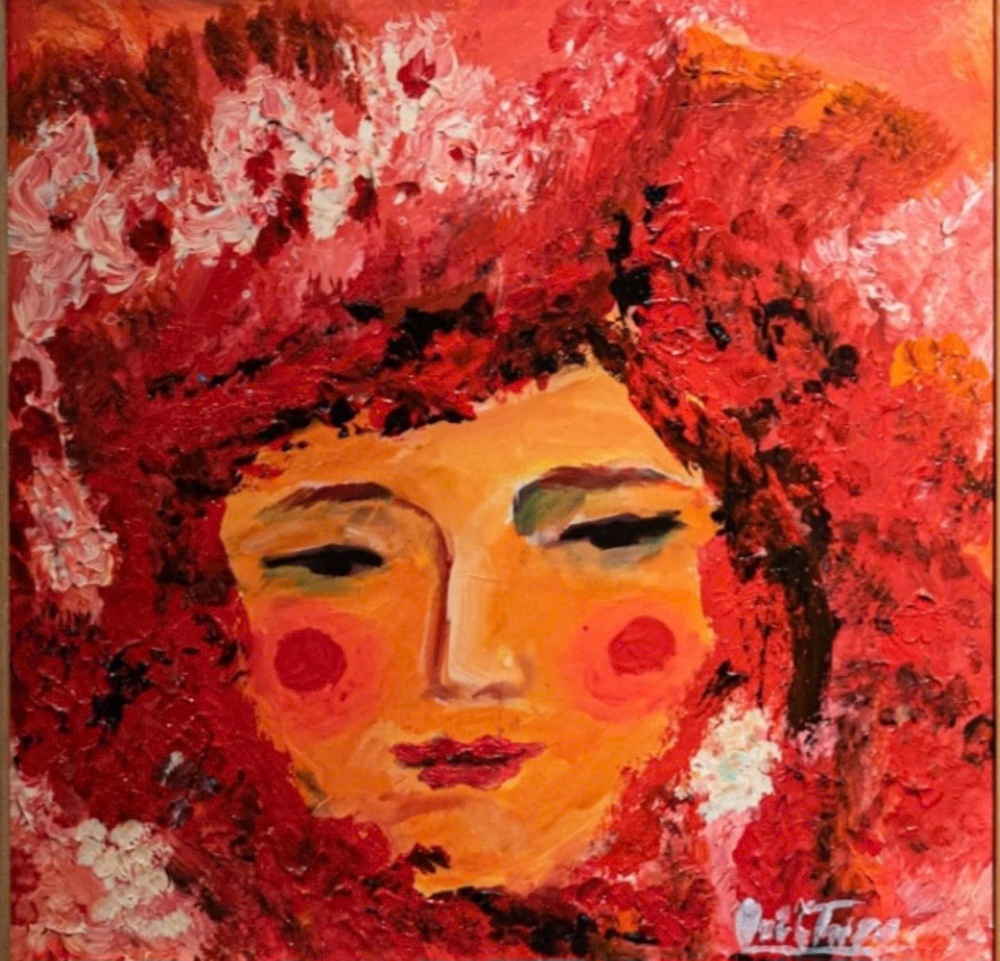 Họa sĩ, diễn viên Quế Chi kể câu chuyện của điện ảnh, âm nhạc và cuộc sống bằng hội họa - Ảnh 5.