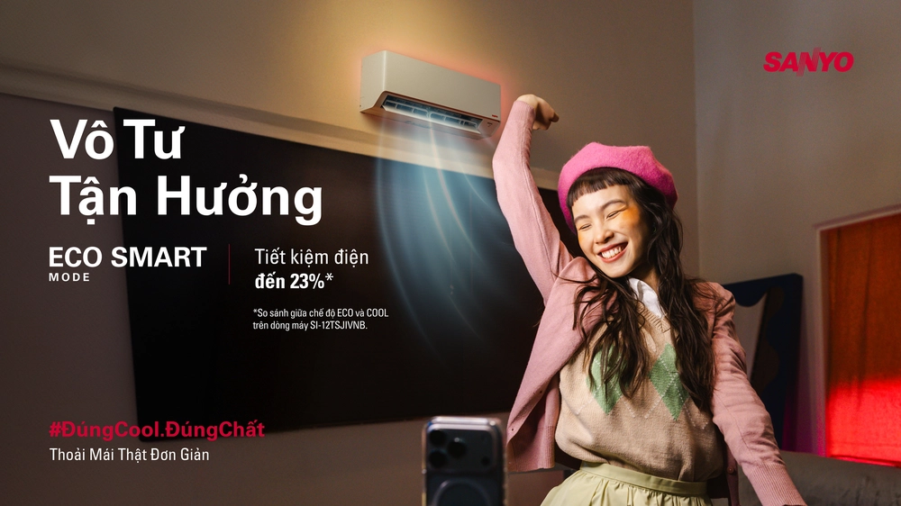 SANYO khuấy động thị trường Việt Nam với diện mạo mới - Ảnh 1. SANYO khuấy động thị trường Việt Nam với diện mạo mới - Ảnh 1.