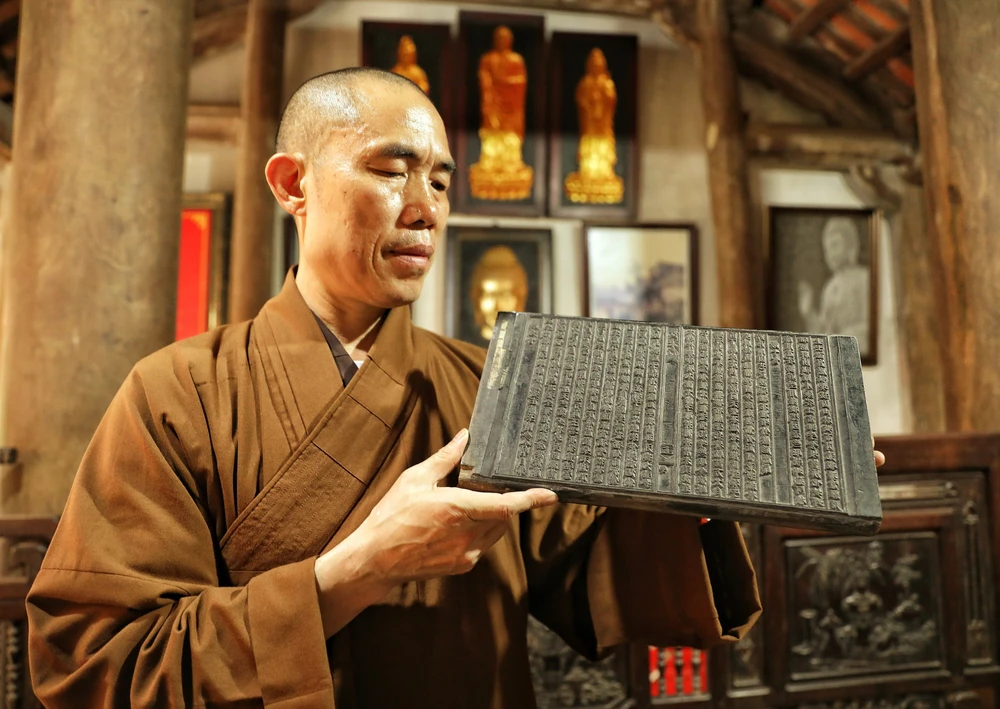 Bắc Ninh: Giá trị Mộc bản chùa Vĩnh Nghiêm trường tồn với thời gian - Ảnh 4. Bắc Ninh: Giá trị Mộc bản chùa Vĩnh Nghiêm trường tồn với thời gian - Ảnh 4.