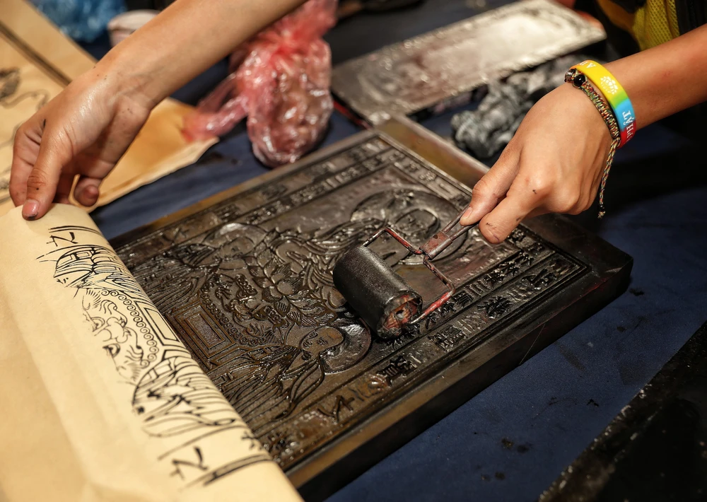 Bắc Ninh: Giá trị Mộc bản chùa Vĩnh Nghiêm trường tồn với thời gian - Ảnh 13. Bắc Ninh: Giá trị Mộc bản chùa Vĩnh Nghiêm trường tồn với thời gian - Ảnh 13.