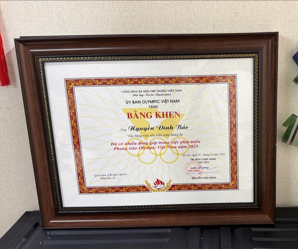 Đình Bắc được vinh danh trong chương trình 'Vinh quang Thể thao Việt Nam' - Ảnh 1. Đình Bắc được vinh danh trong chương trình 'Vinh quang Thể thao Việt Nam' - Ảnh 1.