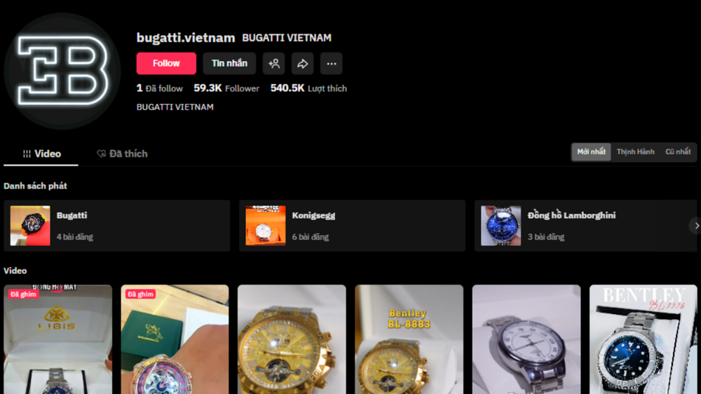 Bugatti Việt Nam xuất hiện trên Tiktok, mang đến trải nghiệm đồng hồ hoàn toàn mới - Ảnh 1.