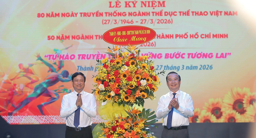 TP.HCM đặt mục tiêu đăng cai thành công Đại hội Thể thao toàn quốc 2026 - Ảnh 1. TP.HCM đặt mục tiêu đăng cai thành công Đại hội Thể thao toàn quốc 2026 - Ảnh 1.