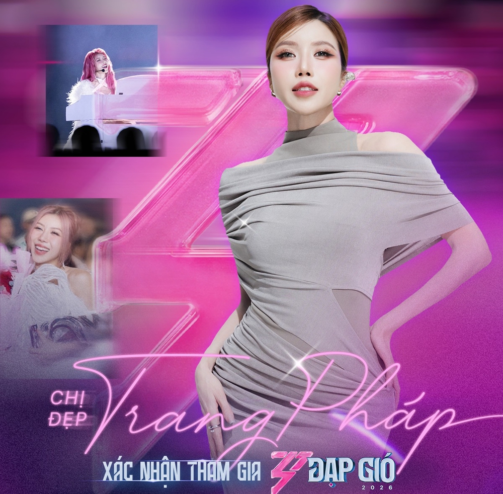 Trang Pháp xác nhận tham gia "Đạp gió 2026" bản Trung - Ảnh 1.