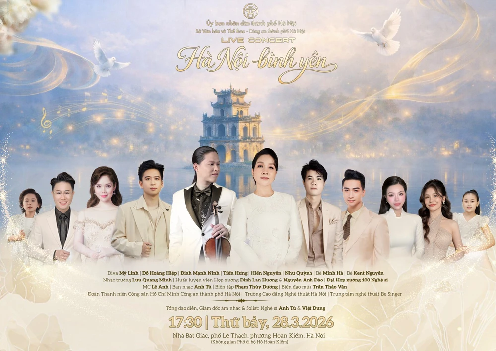 Live Concert “Hà Nội bình yên”: Điểm hẹn âm nhạc đầy cảm xúc giữa lòng Thủ đô - Ảnh 1.