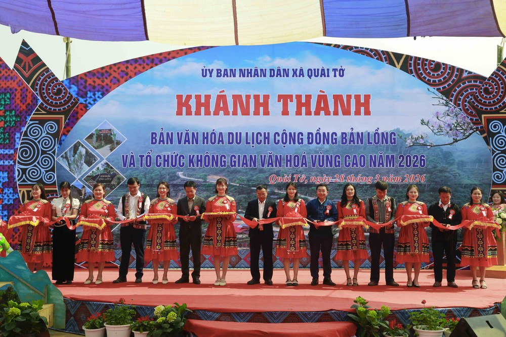 Khánh thành bản văn hóa du lịch cộng đồng trên Đèo Pha Đin - Ảnh 1. Khánh thành bản văn hóa du lịch cộng đồng trên Đèo Pha Đin - Ảnh 1.