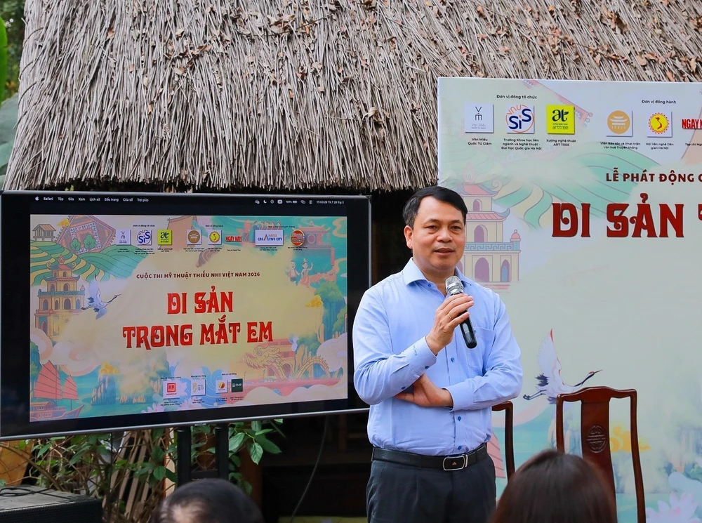 Phát động Cuộc thi Mỹ thuật Thiếu nhi Việt Nam 2026 “Di sản trong mắt em” - Ảnh 1.