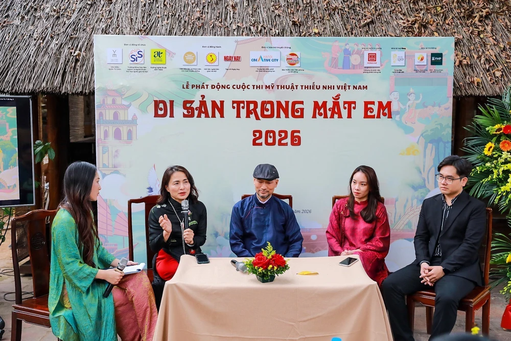 Phát động Cuộc thi Mỹ thuật Thiếu nhi Việt Nam 2026 “Di sản trong mắt em” - Ảnh 2.