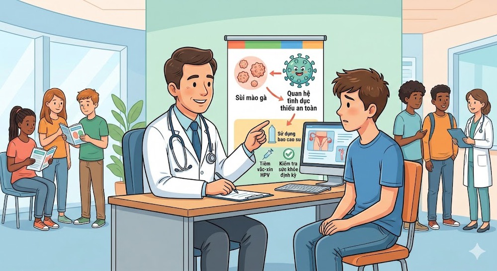 Sau cuộc vui "lệch chuẩn": Nỗi ám ảnh mang tên sùi mào gà ở thanh thiếu niên - Ảnh 1. Sau cuộc vui "lệch chuẩn": Nỗi ám ảnh mang tên sùi mào gà ở thanh thiếu niên - Ảnh 1.